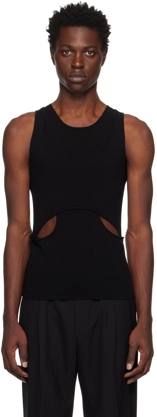 Безрукавка Dion Lee Interlink Cutout Tank Top чорний | C7155R23