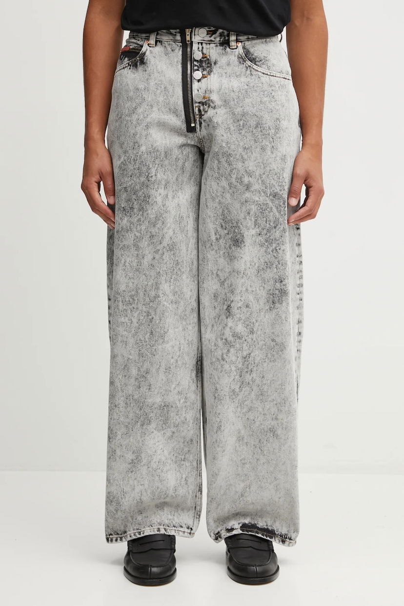 Джинси Martine Rose Martine Rose Zip Hem Jeans Сірий | 259WD09049