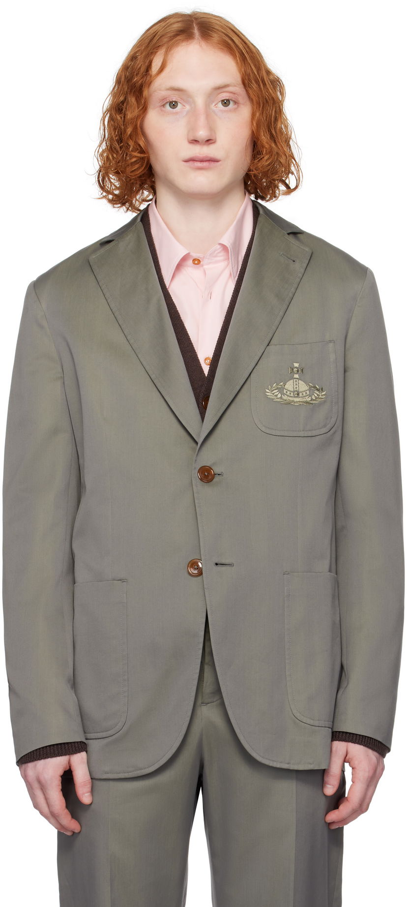 Жилет Vivienne Westwood Vivienne Westwood Froh Blazer Зелений | 23010024-W011Z-