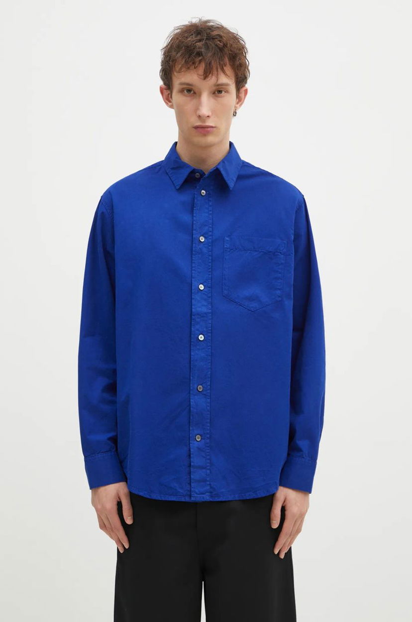Сорочка WOOD WOOD Wood Wood Nico Relaxed Fit Shirt Синій | 12435300.1189