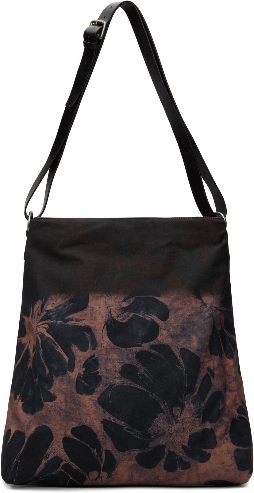 Сумка Dries Van Noten Dries Van Noten Floral-Print Canvas Shoulder Bag Коричневий | 251-021508-798