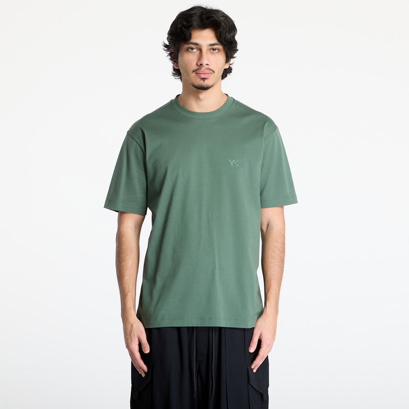 Футболка Y-3 Y-3 Regular Short Sleeve T-Shirt Зелений | JM7870