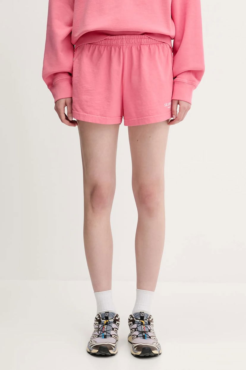 Шорти Sporty & Rich Sporty & Rich Sr Sport Disco High Waist Shorts Рожевий | SH037612304P139