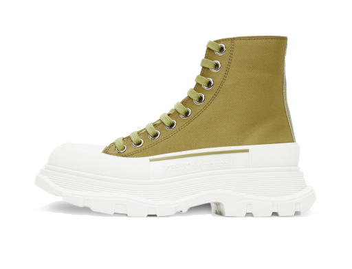 Кросівки та взуття Alexander McQueen Tread Slick High Sneakers Зелений | 697080W4U31