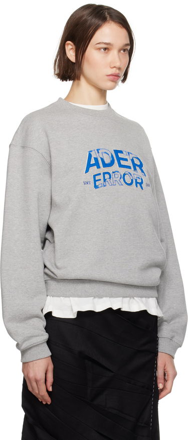 Світшоти ADER ERROR Graphic Print Crewneck Sweatshirt Сірий | BN25FYSW0101GR, 1