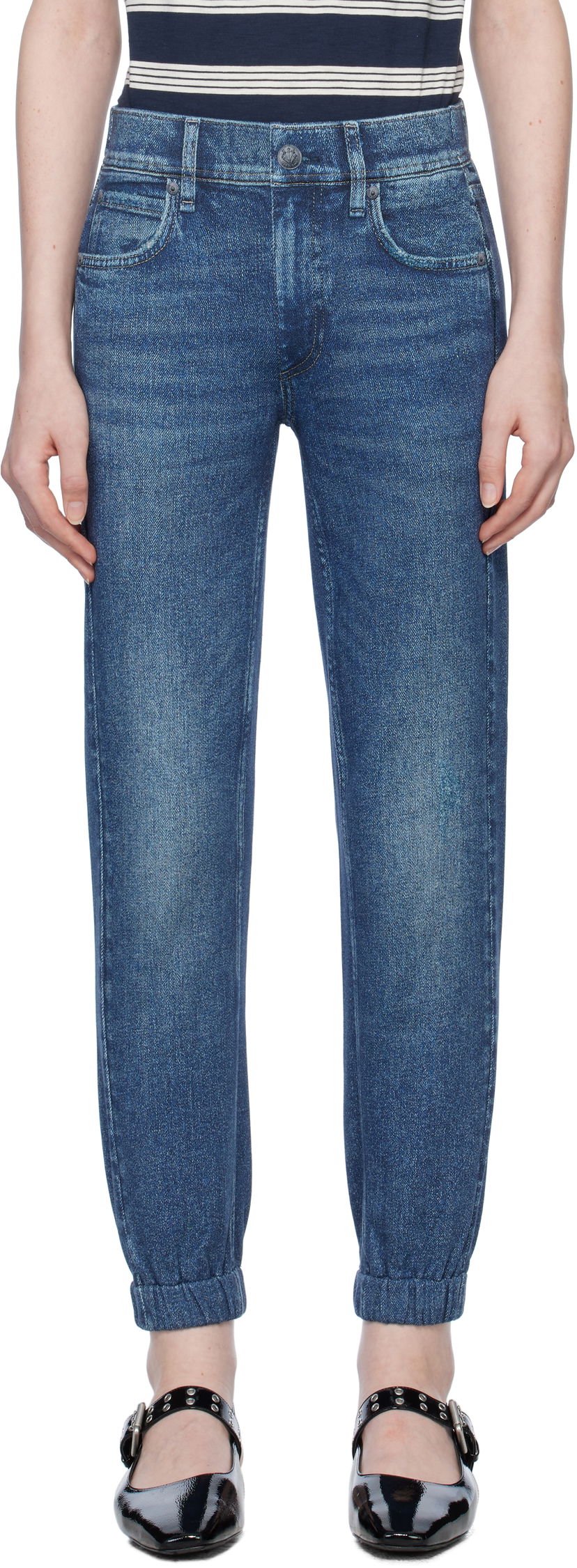 Джинси rag & bone Miramar Jogger Lounge Pants Синій | WCW24H70048204