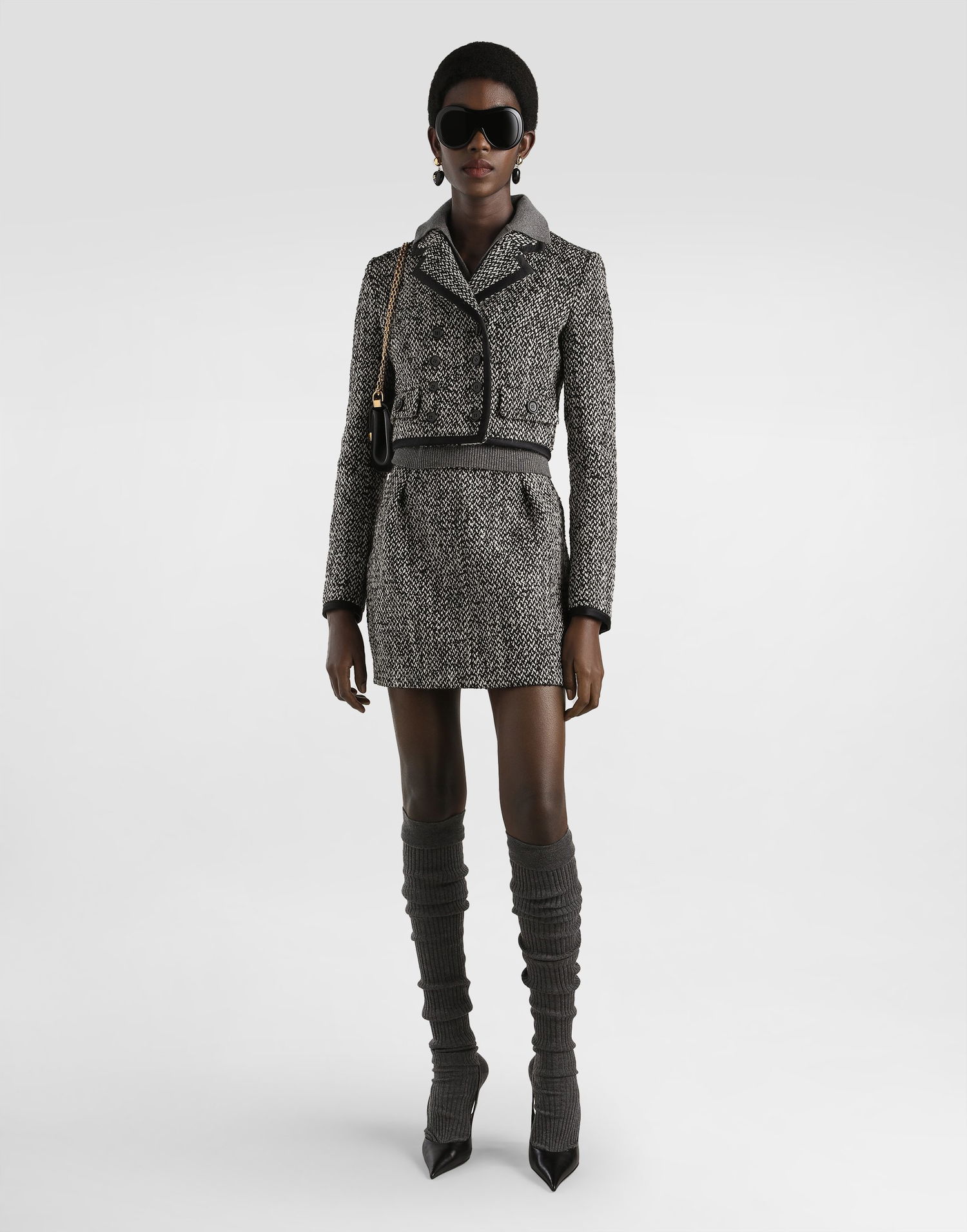 Спідниця Dolce & Gabbana Dolce & Gabbana Double Wool Blend Short Skirt Різнокольоровий | F4C7RTFMZALS8030, 1