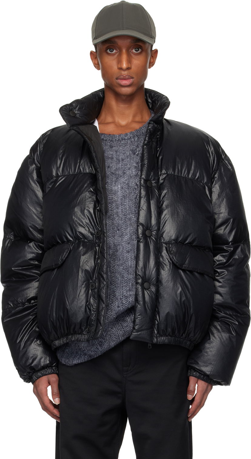 Пуховик OUR LEGACY Inhale Puffa Jacket чорний | M4231IPB
