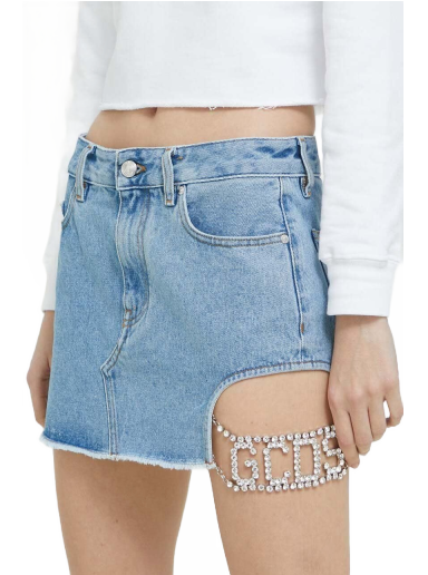 Спідниця GCDS Jeans Mini Skirt Синій | SS23W620206