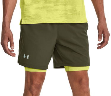 Шорти Under Armour Launch 7'' 2v1 Зелений | 1361497-390, 0