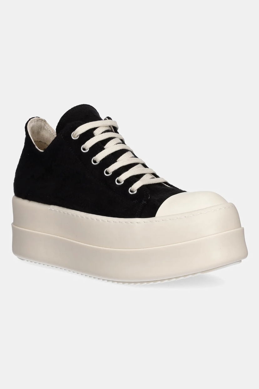 Кросівки та взуття Rick Owens Rick Owens DRKSHDW Double Bumper Low чорний | DS02E7832.BMO