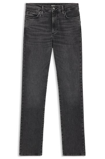 Джинси BOSS Slim-Fit Performance-Stretch Jeans Сірий | 50545012