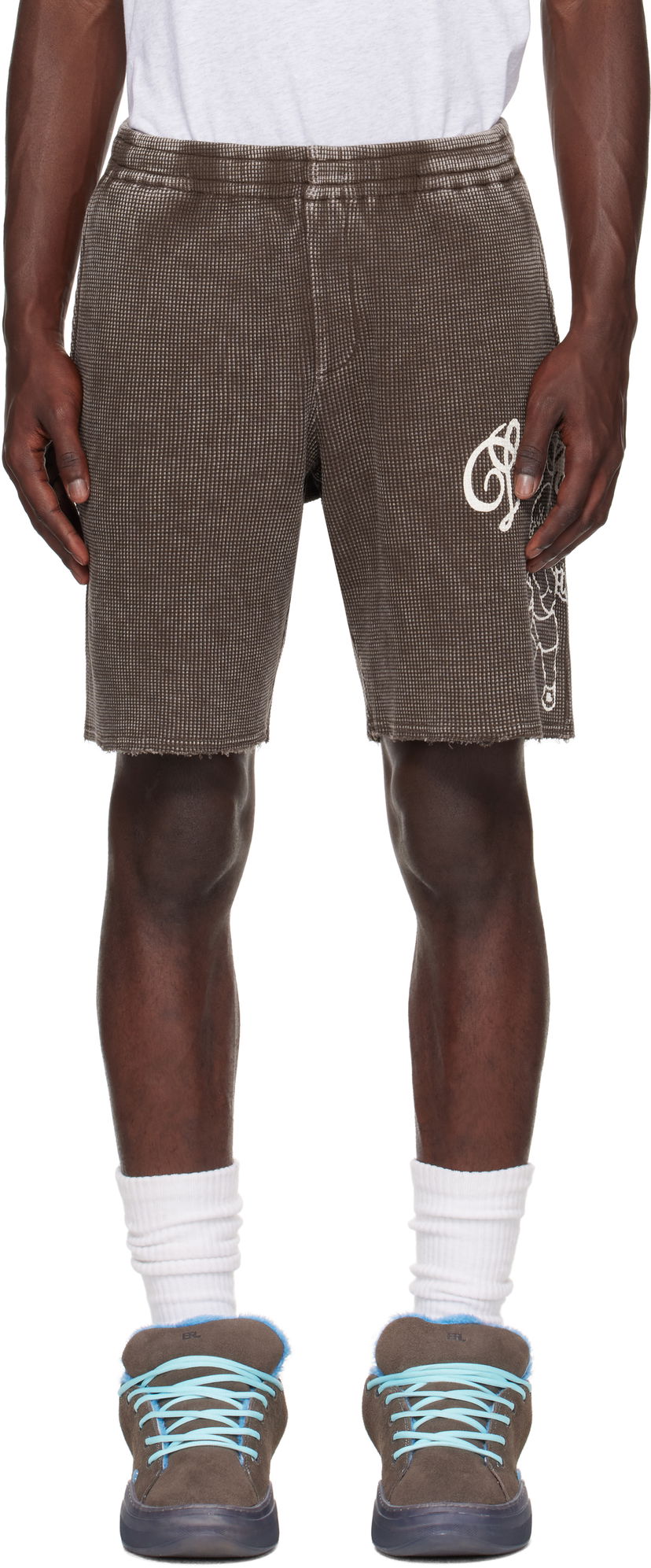 Шорти Dime Dime Waffle Fighter Shorts Коричневий | DIMESU2518BRW