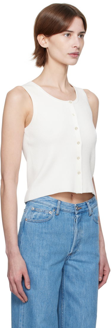 Безрукавка A.P.C. A.P.C. Buttoned Cropped Tank Top Червоний | VIALM-F23410, 4