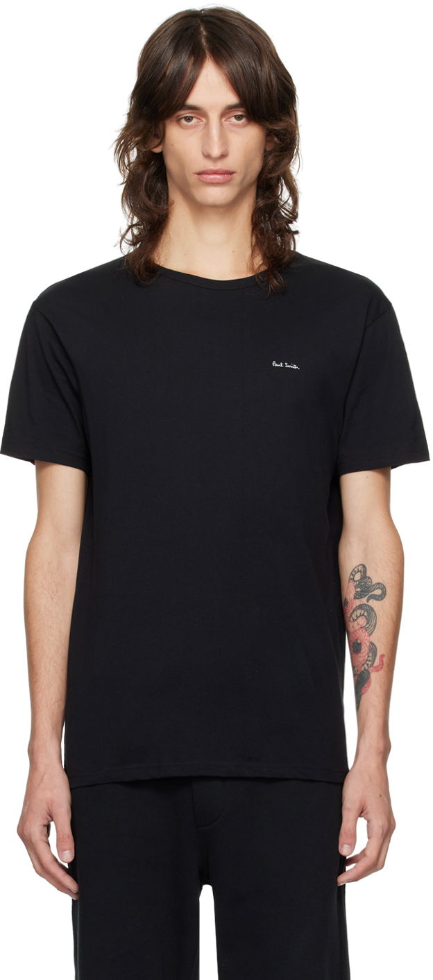 Футболка Paul Smith Paul Smith Crewneck T-Shirt чорний | M1A-389-M5PK-79