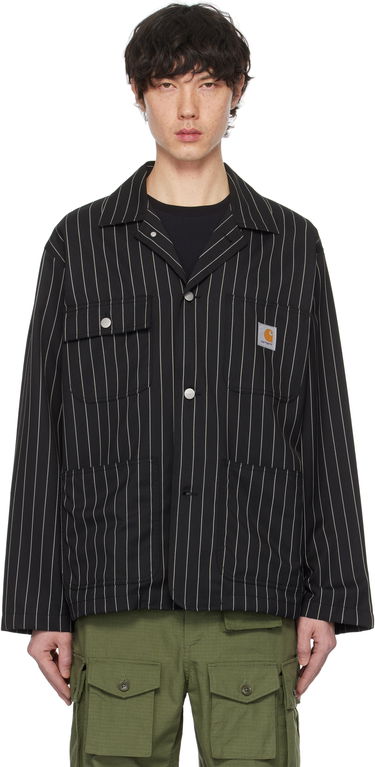Куртка Carhartt WIP Work In Progress Seaton Pinstriped Blazer чорний | I034437, 0