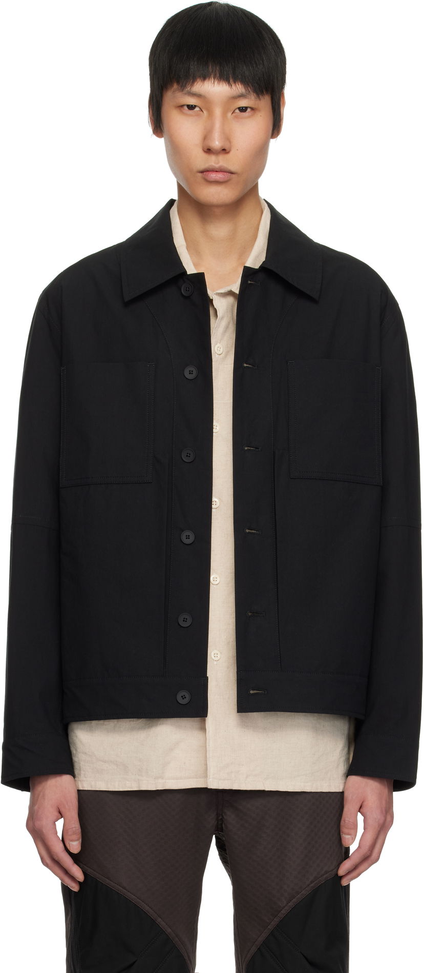 Куртка Craig Green Craig Green Worker Jacket чорний | CGSS25CWOJKT86
