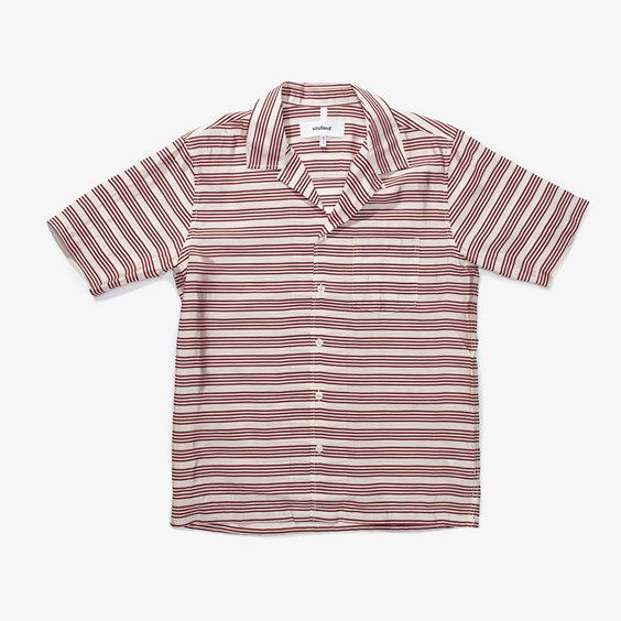 Сорочка Soulland Soulland Orson Striped Short Sleeve Shirt Різнокольоровий | 21171-1188