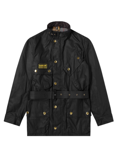 Куртка Barbour International Original Wax Jacket чорний | MWX0004BK51