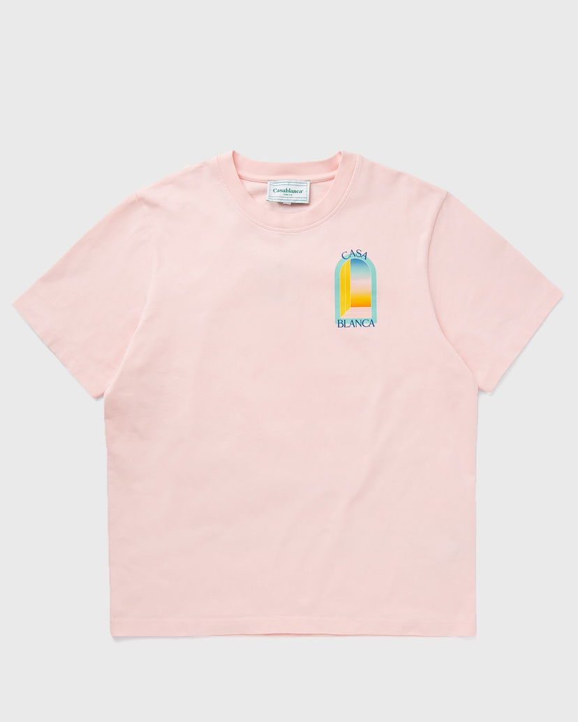 Футболка Casablanca L'ARC COLORE PRINTED T-SHIRT Рожевий | MPF24-JTS-001-08