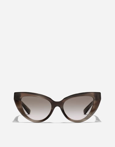 Сонцезахисні окуляри Dolce & Gabbana Dolce & Gabbana DG Hinge Cat-Eye Sunglasses Сірий | VG4497VP93B9V000, 0