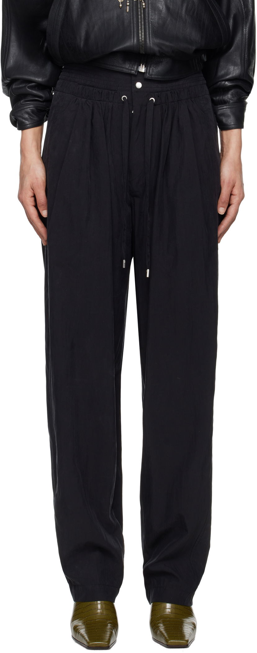 Штани ISABEL MARANT Isabel Marant Gleen Trousers чорний | PA0541FA-C2G01I