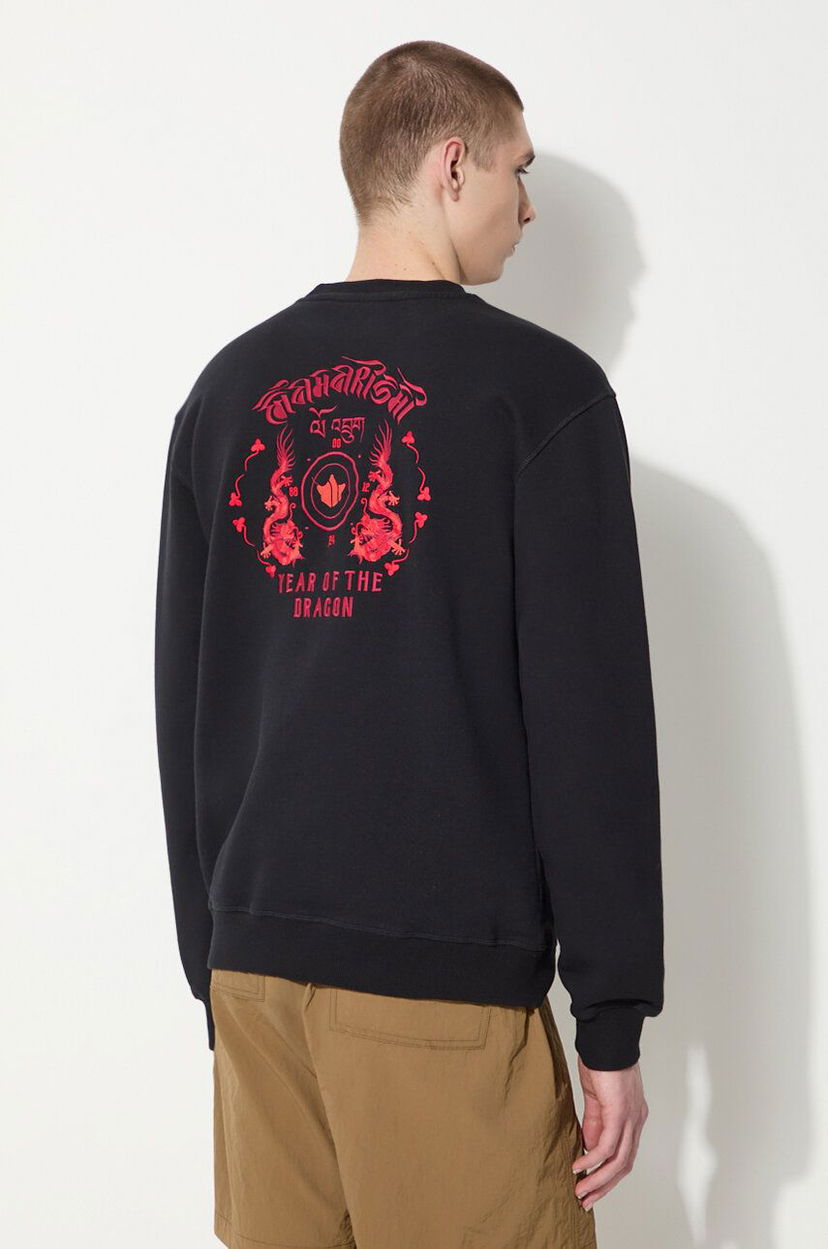 Світшоти Maharishi Maharishi Dragon Anniversary Crew Sweatshirt чорний | 1267.BLACK