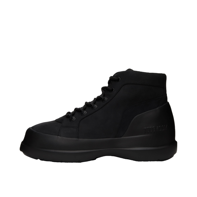 Кросівки та взуття Moon Boot Luna Trek Mid Nubuck Boots чорний | 80D2480070