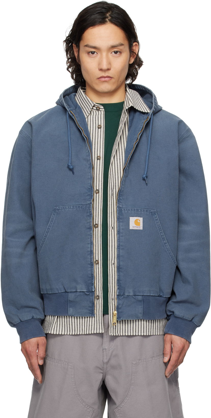 Куртка Carhartt WIP OG Active Hooded Jacket Синій | I034820