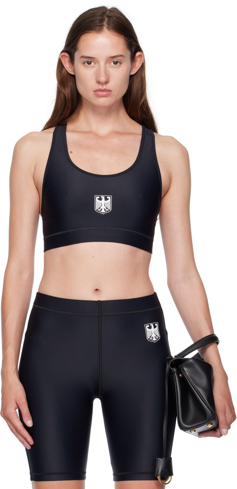 Бюстгальтер VETEMENTS VETEMENTS Eagle Sports Bra чорний | WH76BR350B