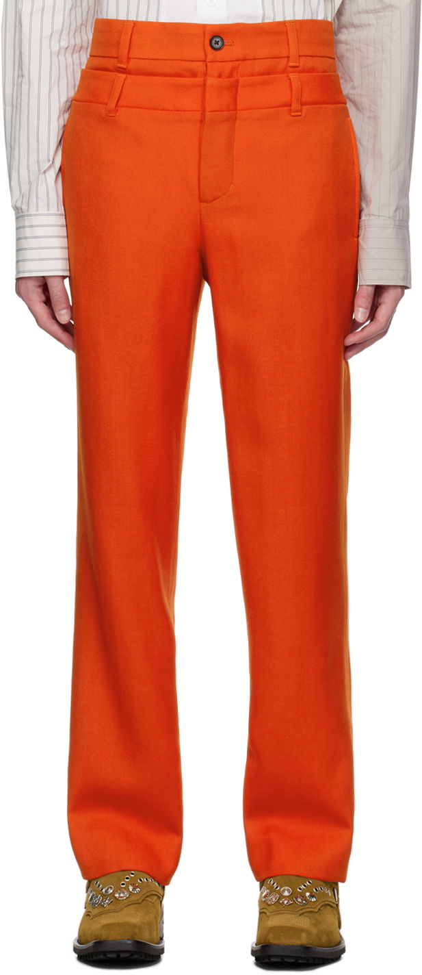 Штани Feng Chen Wang Feng Chen Wang Layered Trousers Помаранчевий | FUF16TR23