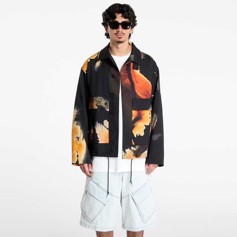 Куртка Y-3 Y-3 AOP Sport Uniform Coach Jacket чорний | KA9633