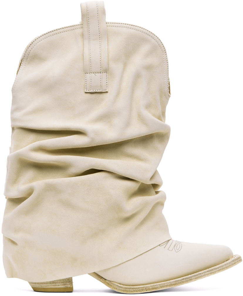 Одяг R13 R13 Low Rider Cowboy Boots бежевий | R13S0109-S130A