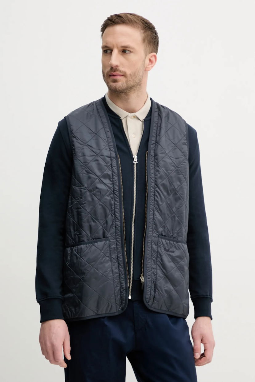 Жилет Barbour Barbour Polarquilt Zip-In Liner Vest темно-синій | MLI0002