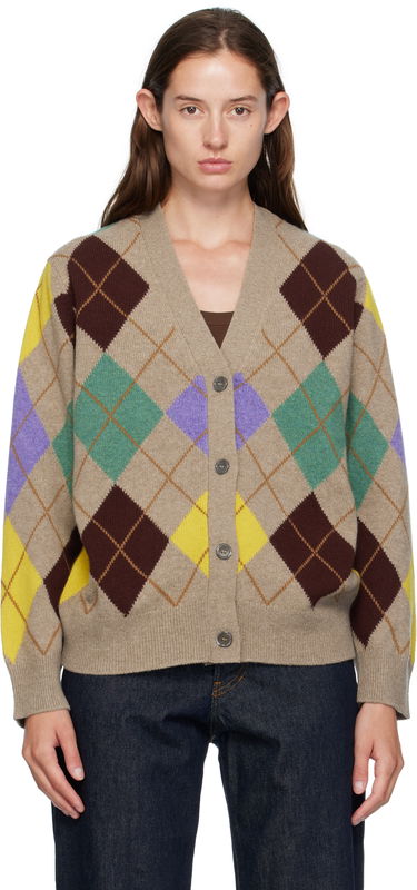 Cветр &Daughter &Daughter Ava Argyle Cardigan бежевий | WL24206, 0