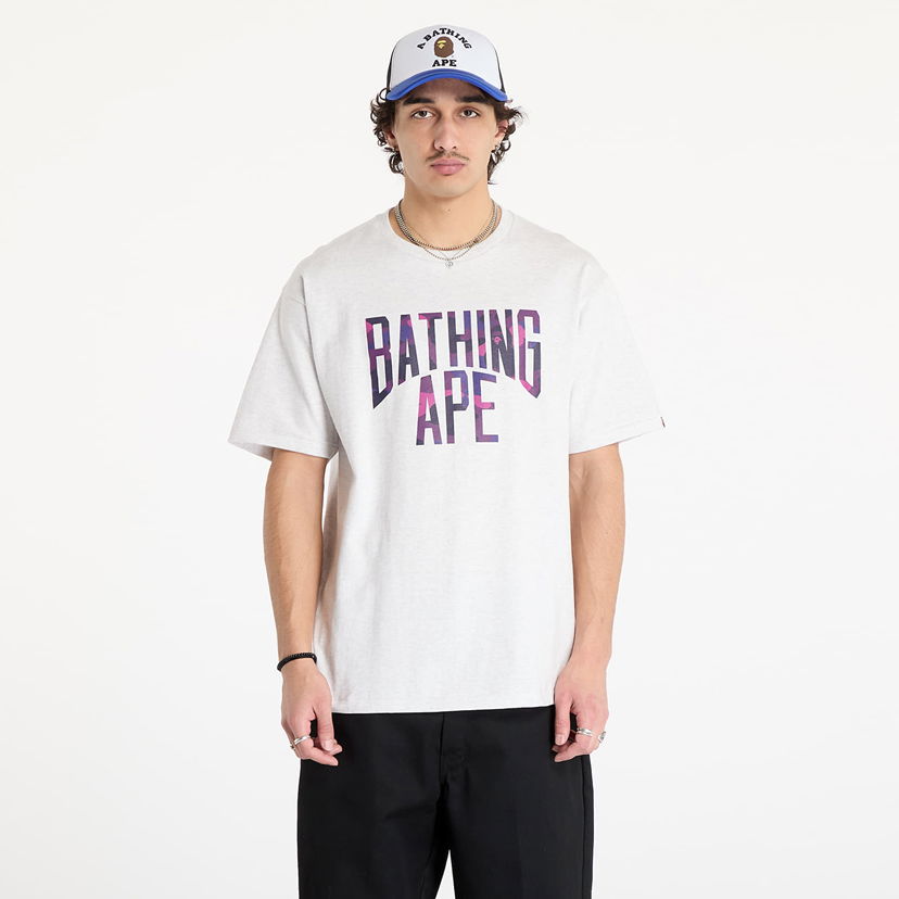 Футболка BAPE Color Camo Ape Tee Сірий | 001TEK801023M GRA