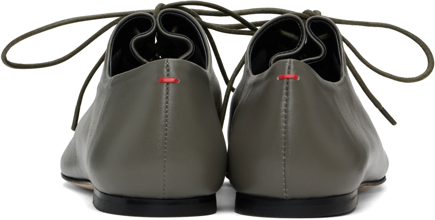 Одяг Aeyde Aeyde Isla Nappa Leather Derbys Зелений | A11-FL-RKLS08FL166-SS25-1007-007, 1