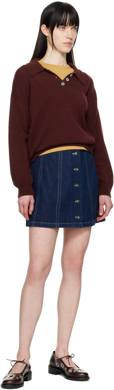 Спідниця A.P.C. A.P.C. Pipa Denim Miniskirt Синій | COHJI-F06459, 3