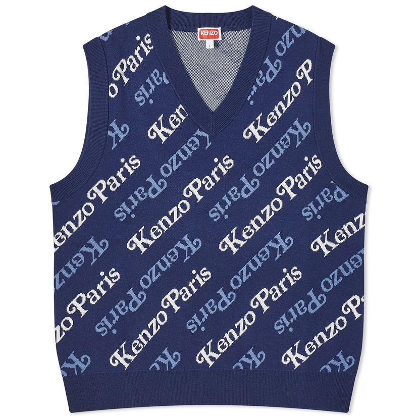 Жилет KENZO Verdy x Knit Vest темно-синій | FE55PU4583CB-77