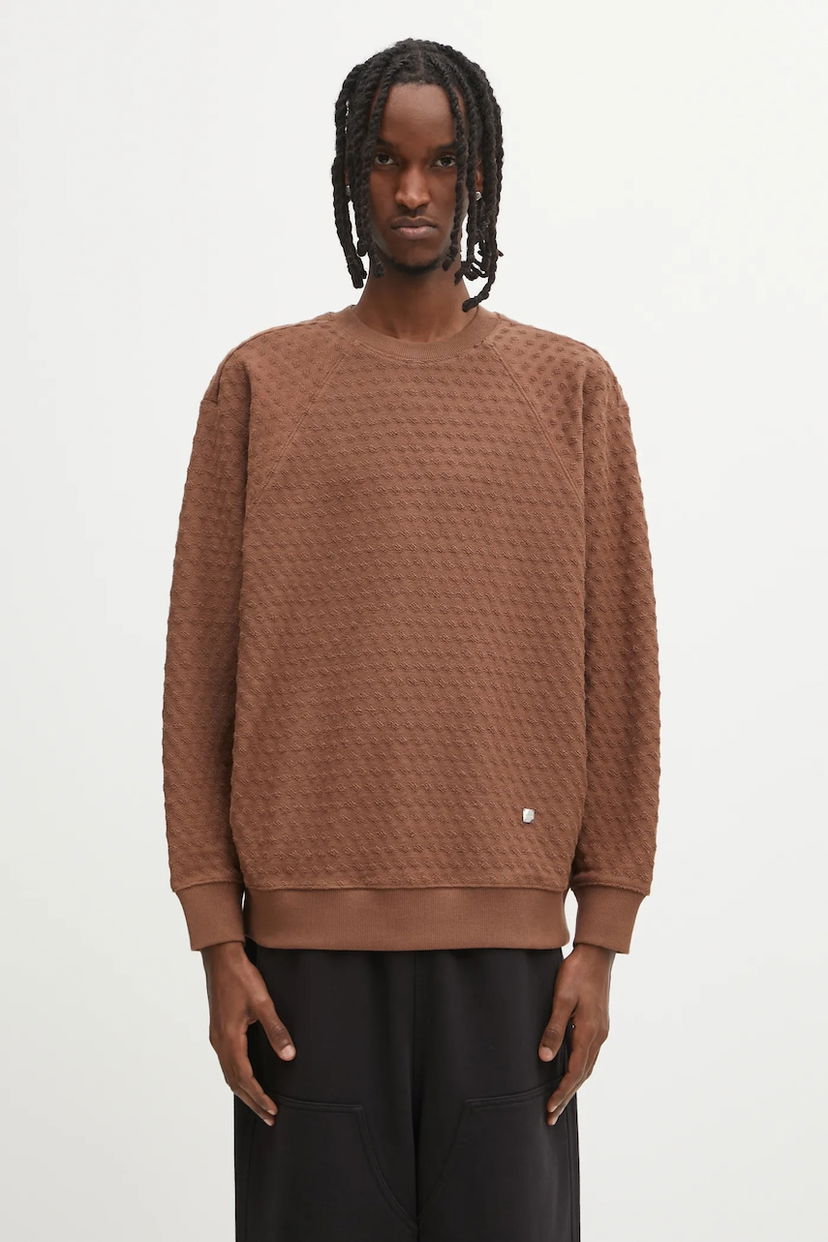 Світшоти ADER ERROR Ader Error Quilted Raglan Sweatshirt Коричневий | BO01FWSW0103BR
