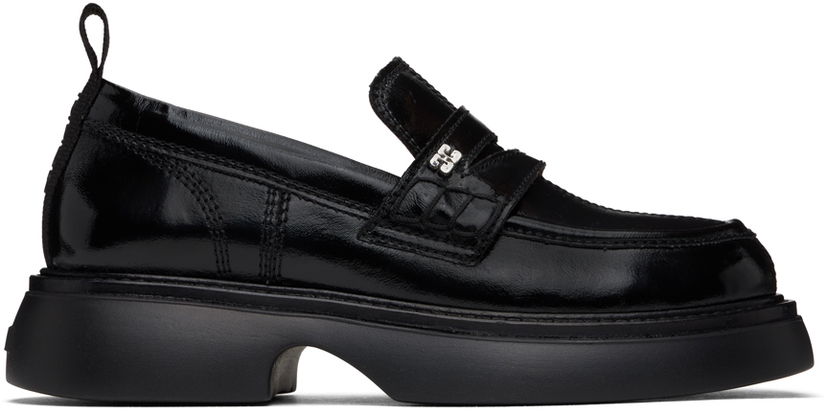 Кросівки та взуття GANNI GANNI Everyday Platform Loafers чорний | S2621