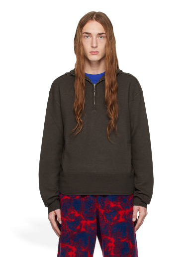 Світшоти Burberry Half-Zip Hoodie Зелений | 8075888