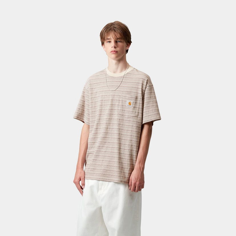 Футболка Carhartt WIP Carhartt WIP Gellar Pocket Short Sleeve T-Shirt бежевий | I035141_5