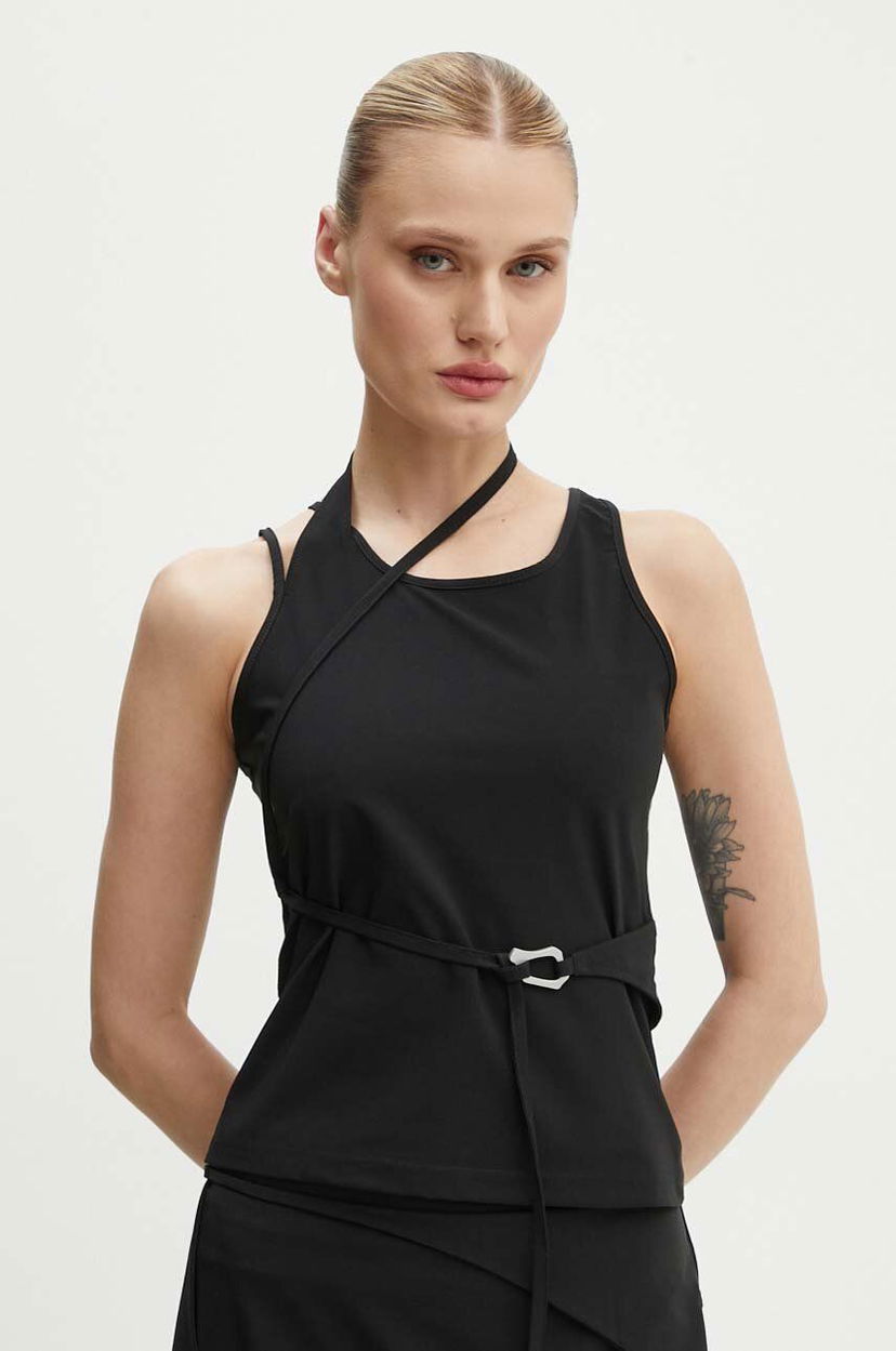 Безрукавка HELIOT EMIL Asymmetrical Tank Top чорний | PREAW24.W.09.121