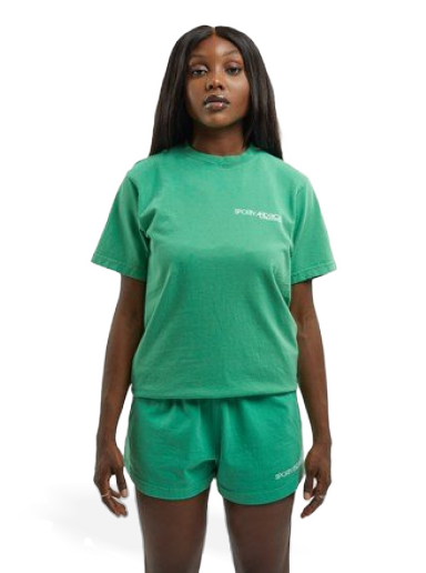 Футболка Sporty & Rich Disco T-Shirt Зелений | TS474KE