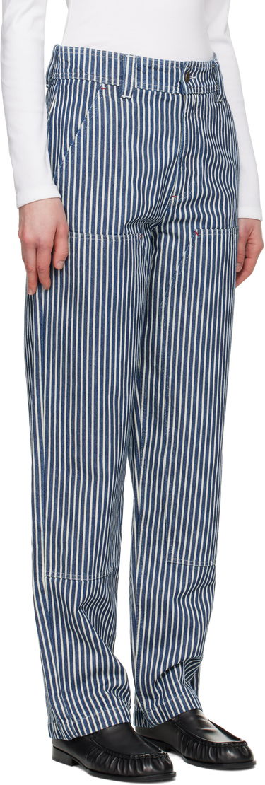 Штани A.P.C. A.P.C. Gustav Striped Jeans Синій | COHHG-M08484, 1