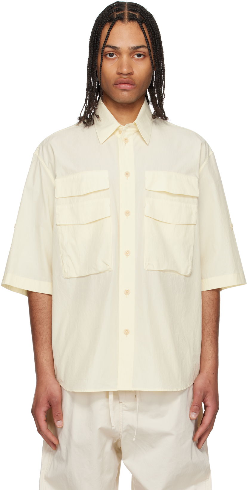 Сорочка LEMAIRE Lemaire Utility Shirt Жовтий | SH1146 LF1399