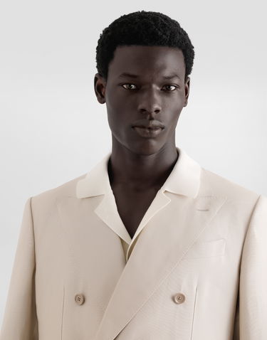 Куртка Dolce & Gabbana Dolce & Gabbana Double-breasted Linen Jacket бежевий | G2QS7TFU4MCM0722, 3