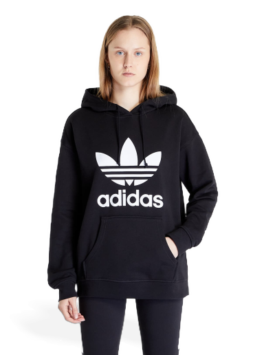 Світшоти adidas Originals Trefoil Hoodie чорний | FM3307