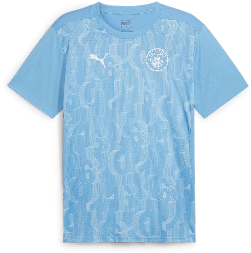Футболка Puma Manchester City Pre-match Short Sleeve Jersey Men Синій | 777578-21